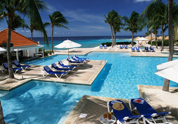Curacao Marriott Beach Resort & Emerald Casino pool view