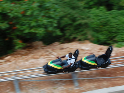 Rainforest Bobsled Jamaica at Mystic Mountain